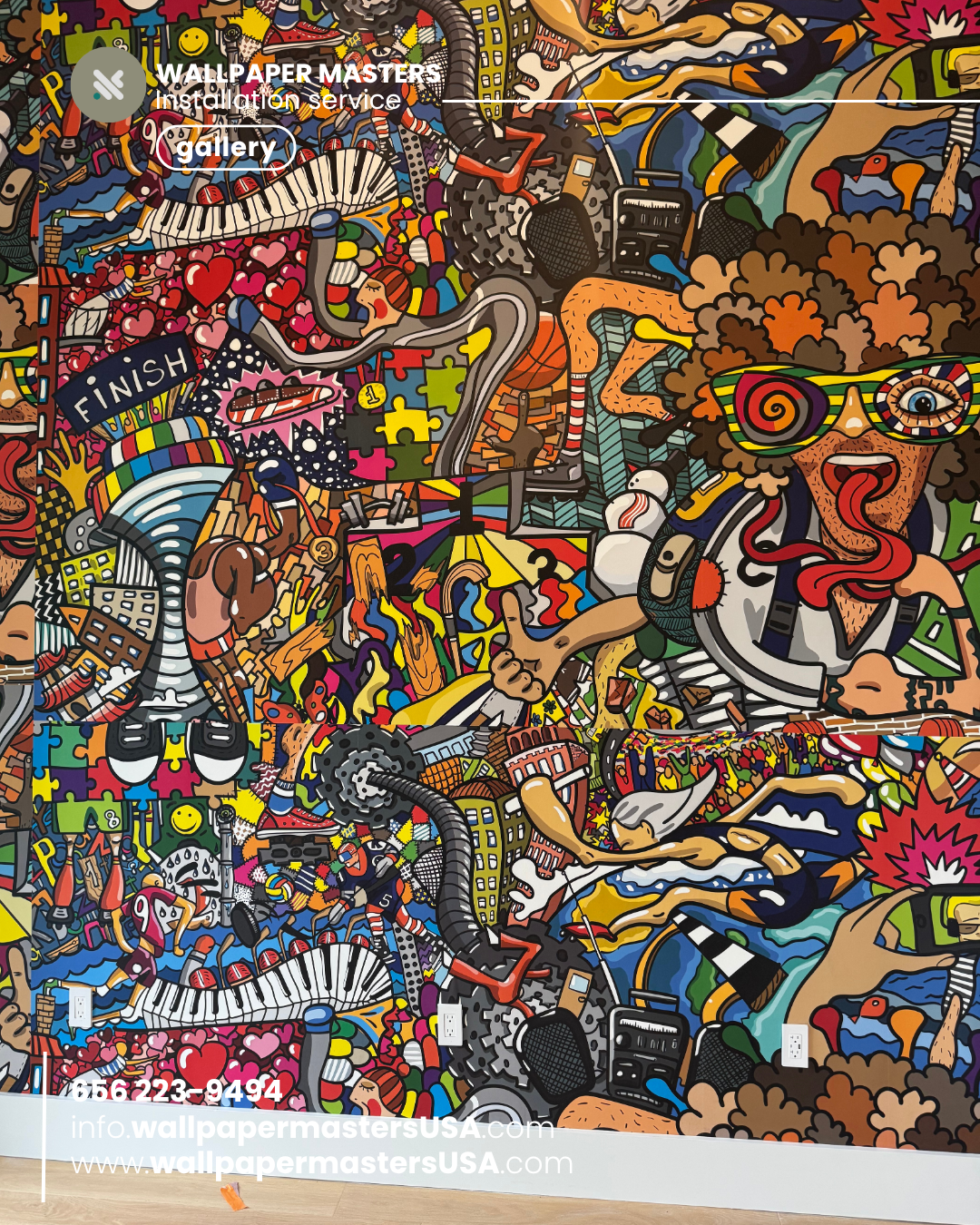 Wallpaper installation by Wallpaper Masters