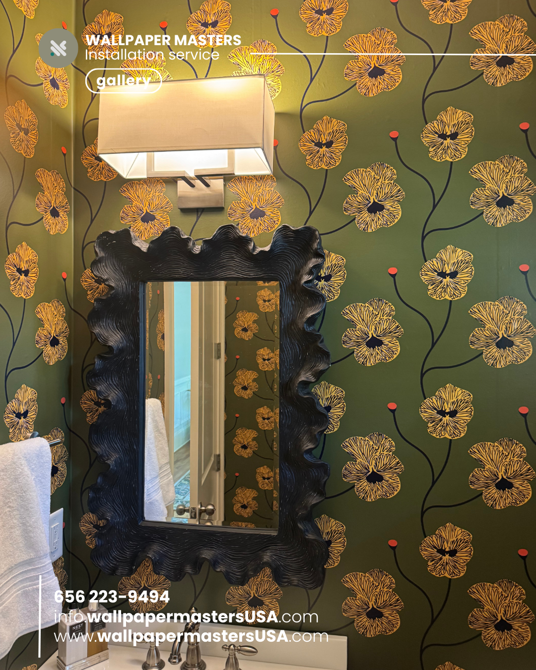 Wallpaper installation by Wallpaper Masters